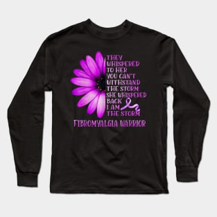 I'am the Storm Fibromyalgia Warrior Long Sleeve T-Shirt